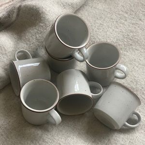 Vintage Coffee&Tea Speckled Mugs